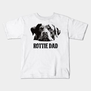 Rottie Dad Rottweiler Kids T-Shirt